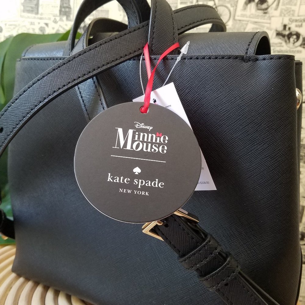 Neema Black Red Kate Spade Disney Minnie Mouse Bag - Picture 6 of 11